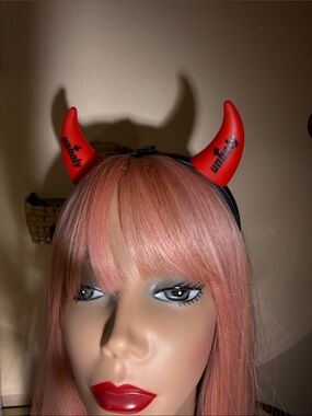 Authentic 2023 Sam Smith Unholy Devil Horn Headband Concert Tour